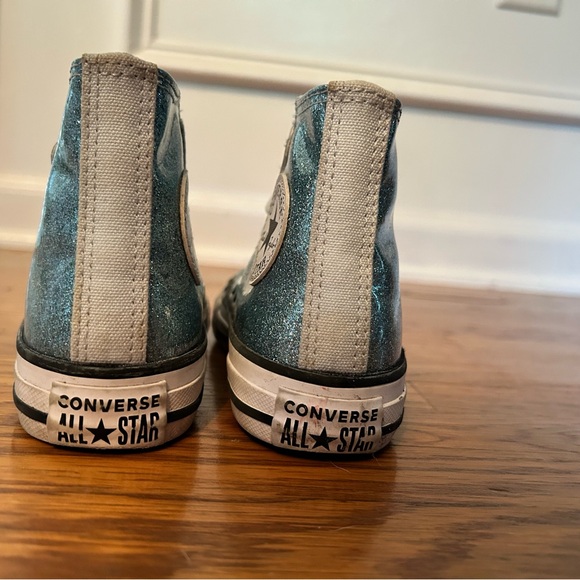 Converse Kids Sparkly High-Tops - Blue - Picture 2 of 4